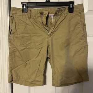 Bonobos Tan Flat Front Shorts Versatile Casual Wear